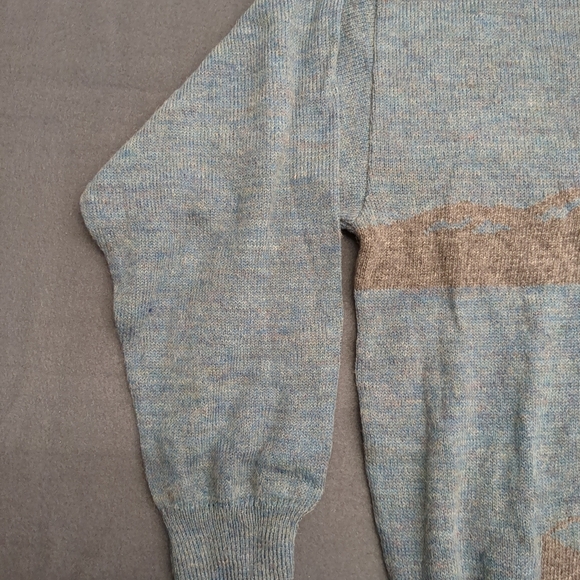 Lorenzo Ferri Wool Blend Bagpiper Sweater Gray Brown Size Medium - Picture 14 of 14